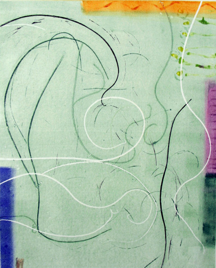 Prelude 7, monotype, 30" x 22" paper (image 20" x 16")